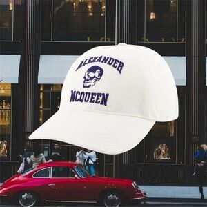 Alexander McQueen Varsity Skull Hat